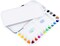 Watercolor Palette Folding with Lid 18wells 2 Mixing Areas and 1 Large Mixing Tray Also for Gouache Acrylic Paint Palette Navy Blue